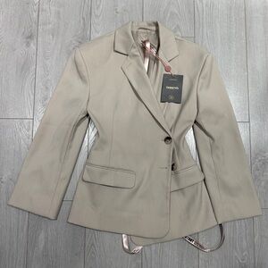 House of cb hudson Beige Hourglass Blazer